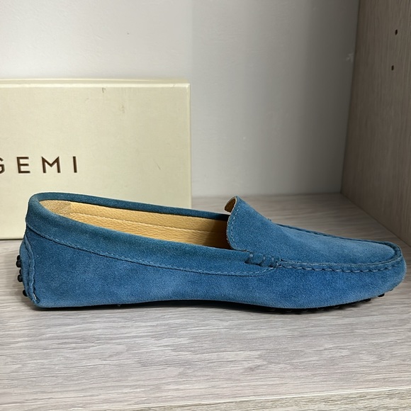 NIB M. Gemi Suede Driver Moccasin, Size 39.5 (9.5) - Picture 3 of 9